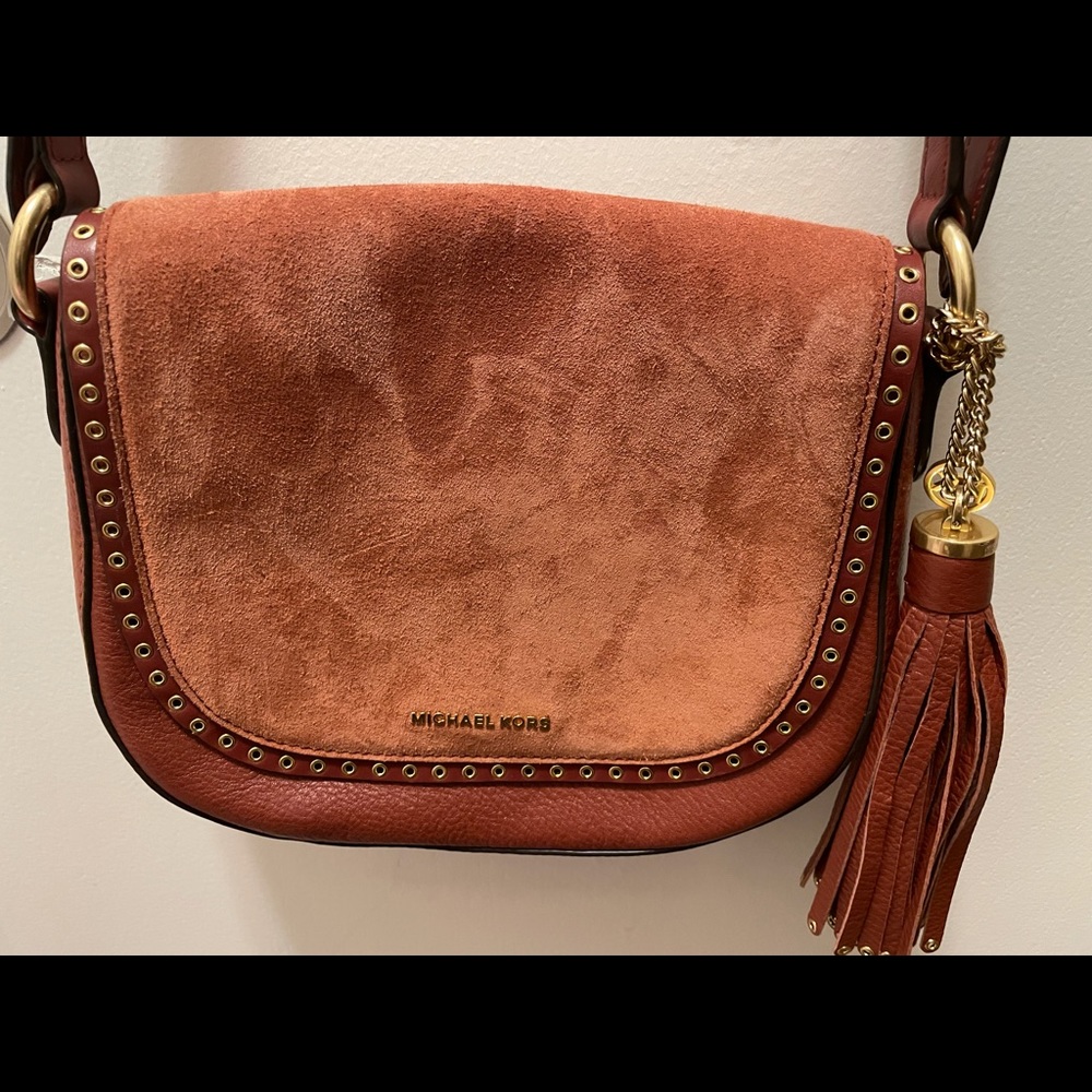 Micheal kors leather cross body